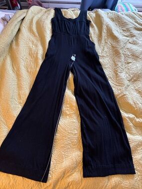 Free People black romper jumpsuit